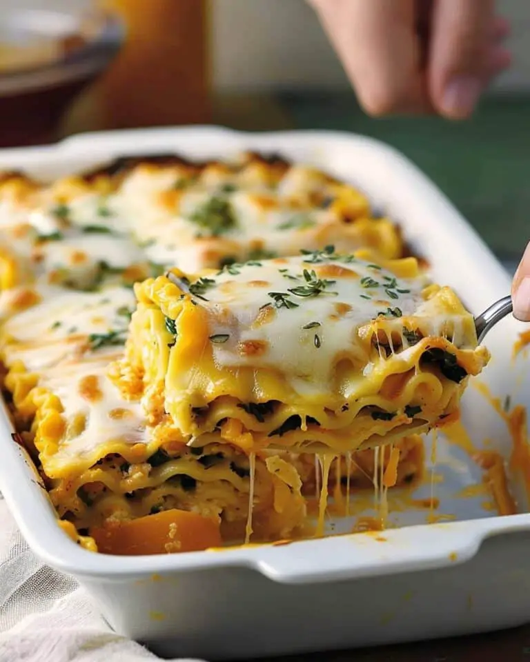 Butternut Squash Lasagna Roll Ups