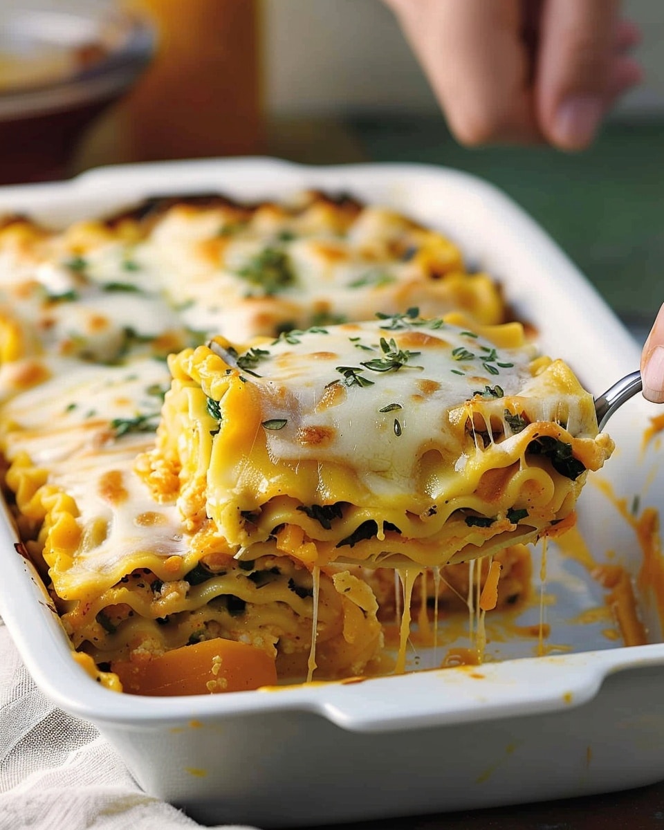 Butternut Squash Lasagna Roll Ups