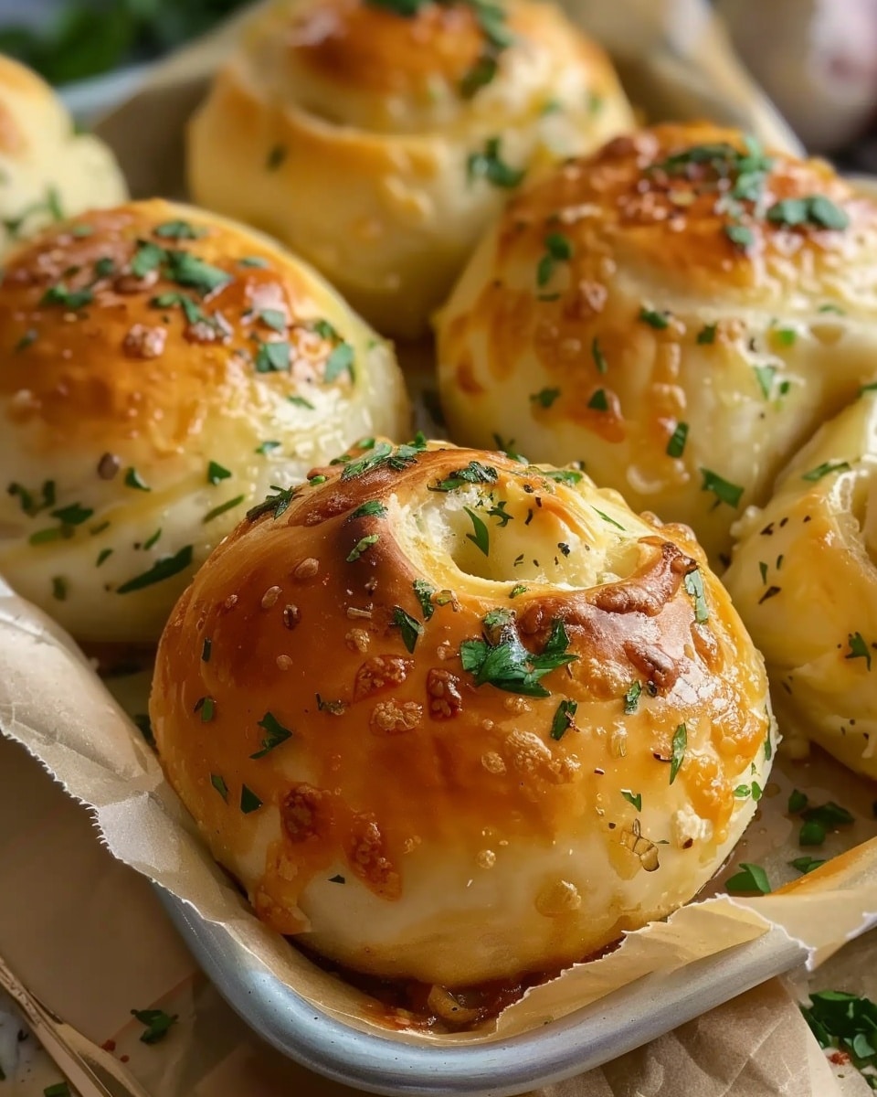 Buttery Cheese Garlic Rolls