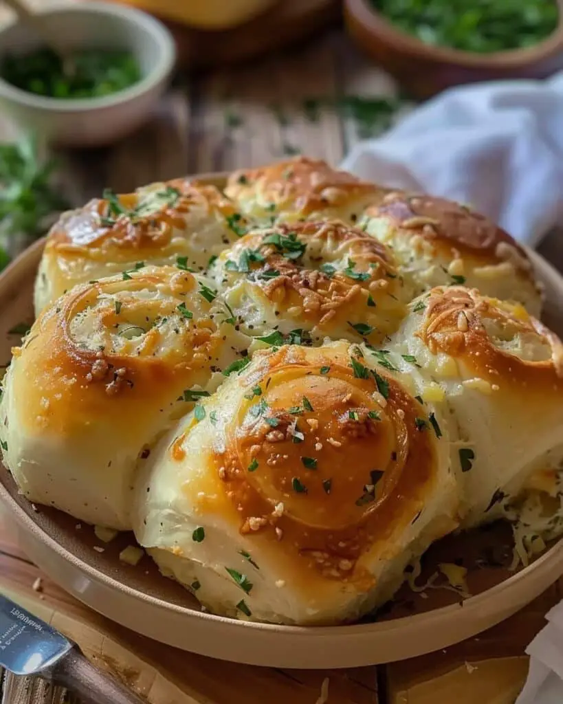 Buttery Cheese Garlic Rolls