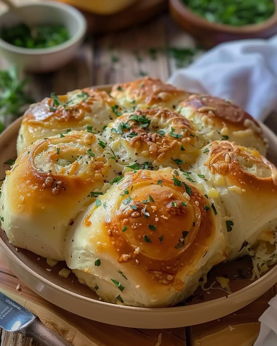 Buttery Cheese Garlic Rolls