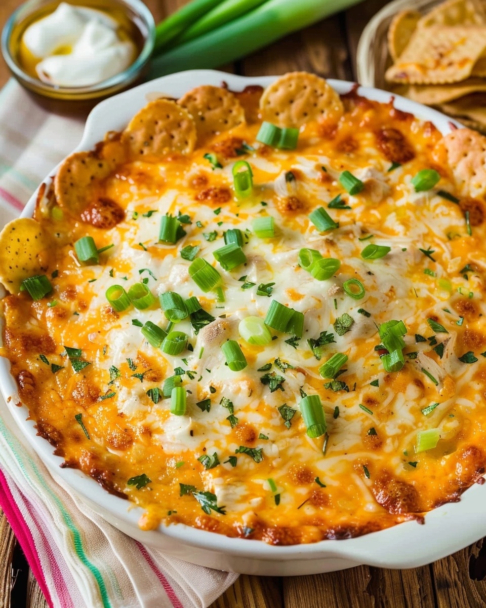 Cheesy Buffalo Chicken Dip