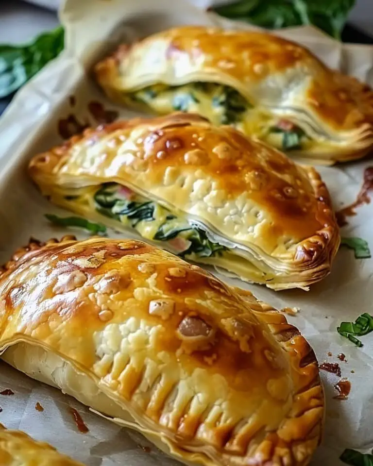 Cheesy Spinach Hand Pies