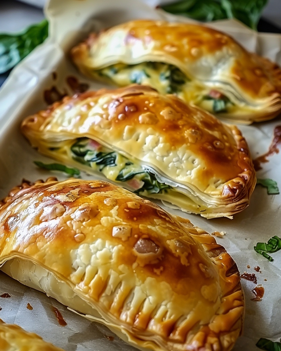 Cheesy Spinach Hand Pies