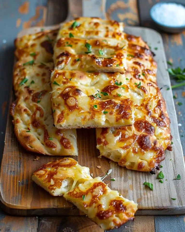 Cheesy Pull Apart Flatbread