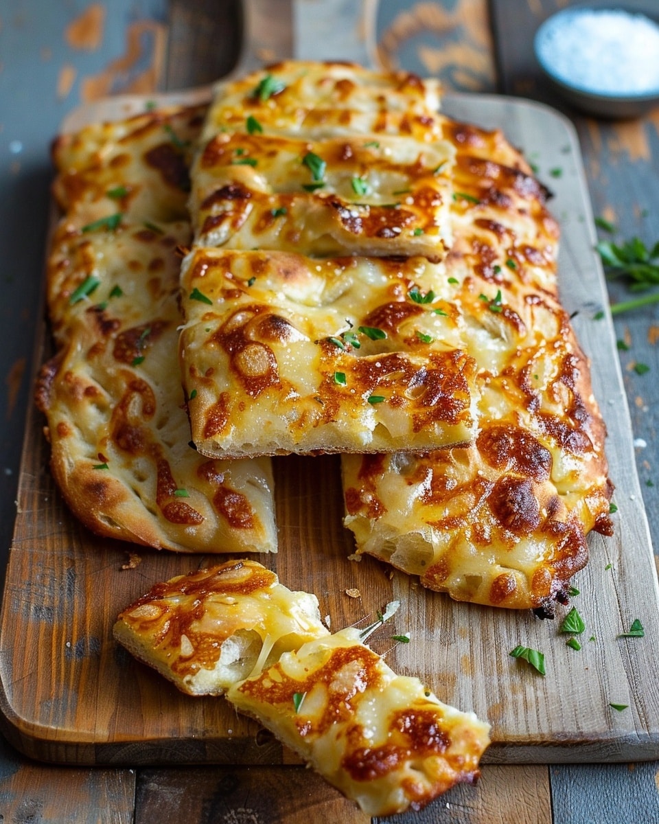 Cheesy Pull Apart Flatbread
