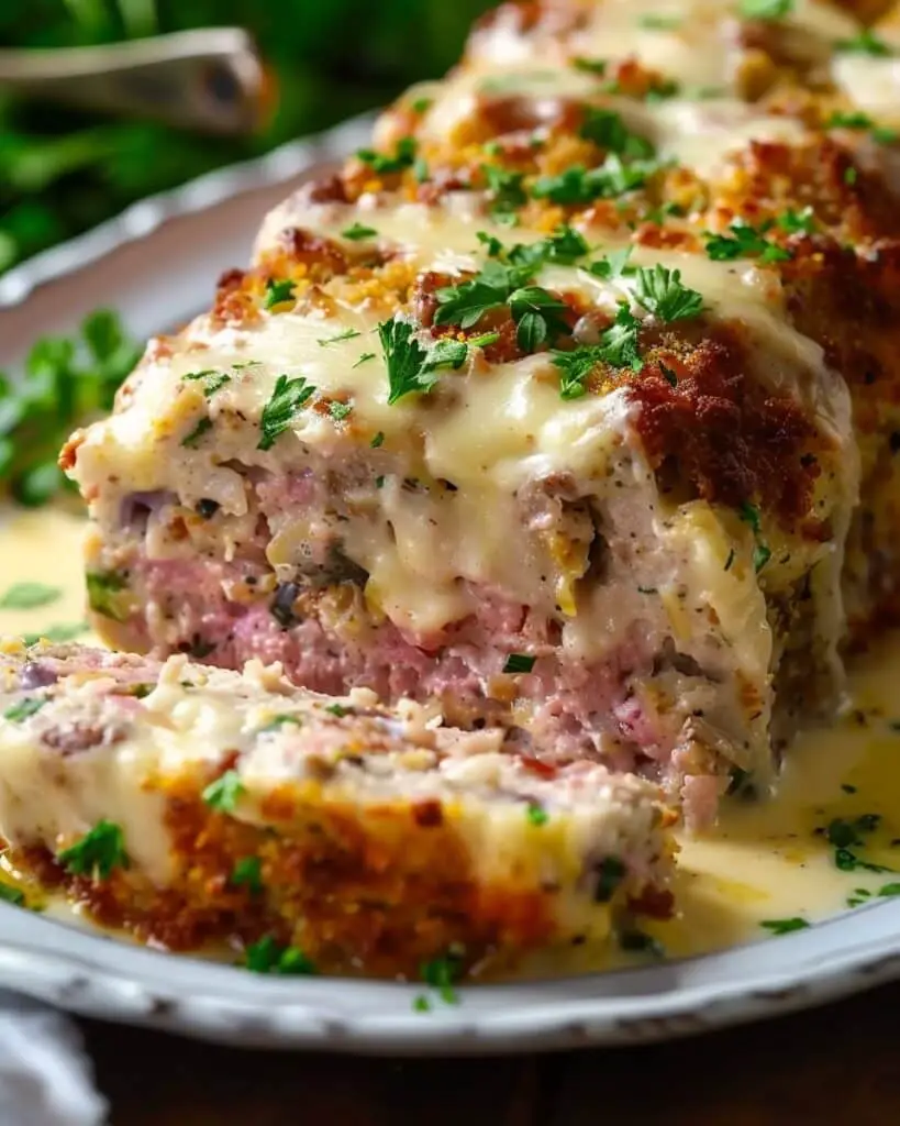 Chicken Cordon Bleu Meatloaf