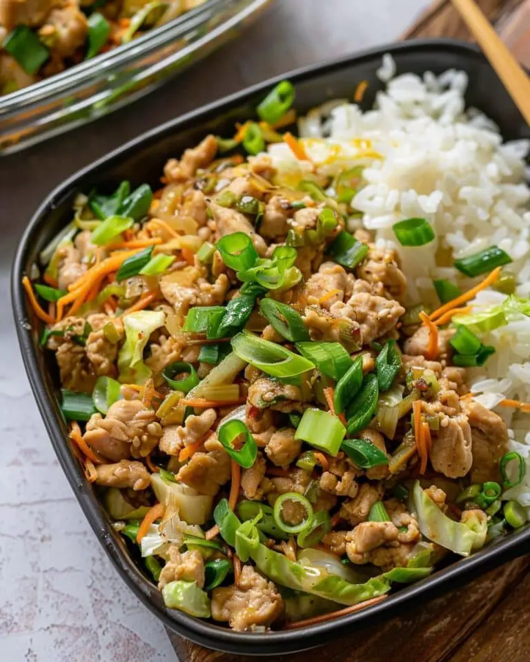 Chicken Egg Roll Bowl