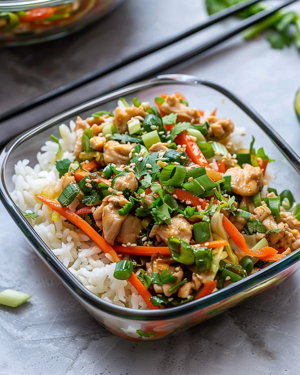 Chicken Egg Roll Bowl