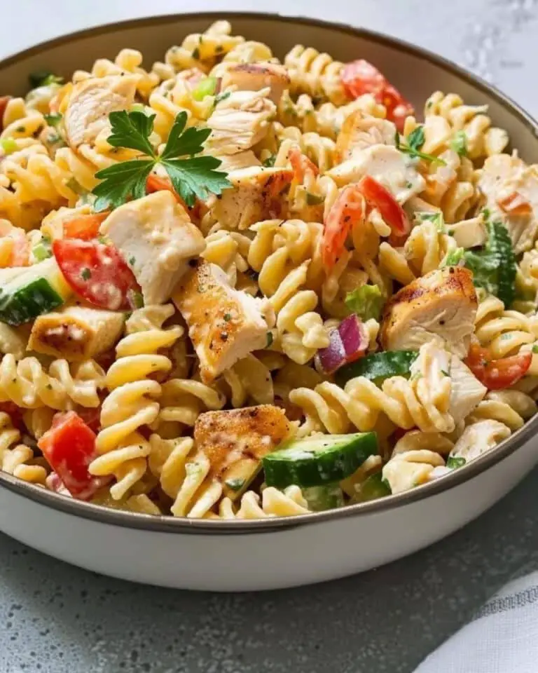 Chicken Ranch Pasta Salad