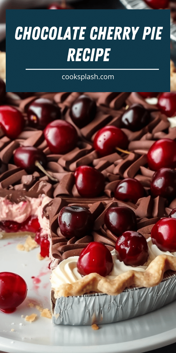 Chocolate Cherry Pie Recipe | Cook Splash