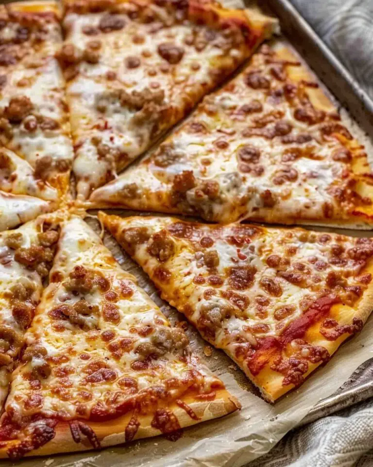 School Cafeteria Pizza