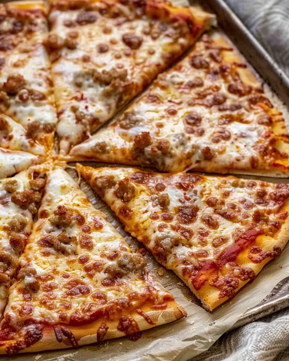 School Cafeteria Pizza