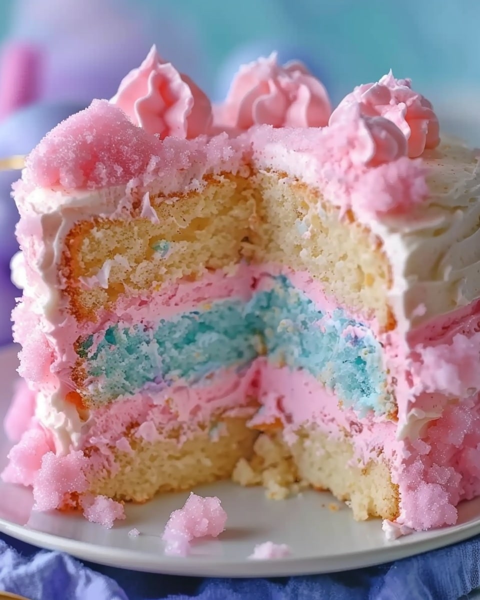 Cotton Candy Cake Recipe