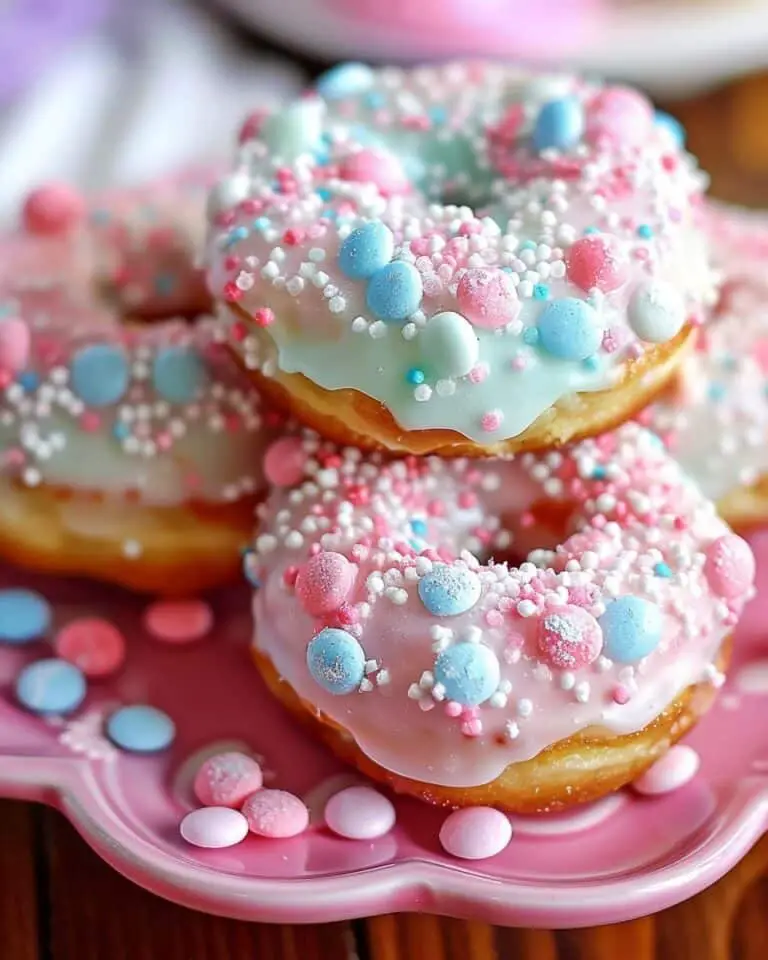 Cotton Candy Mini Donuts