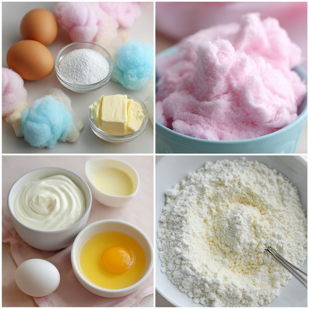 Cotton Candy Mini Donuts