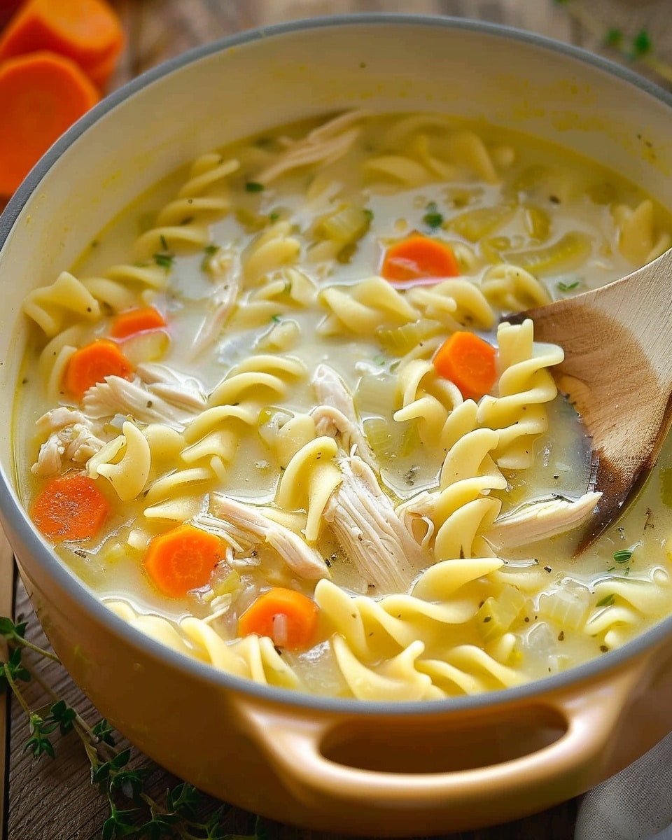 Creamy Chicken Noodle Soup