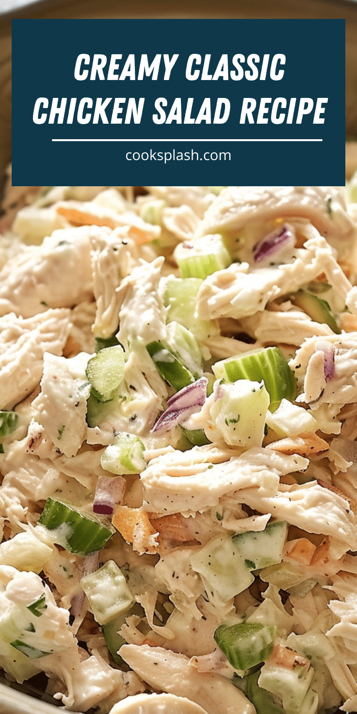 Creamy Classic Chicken Salad Recipe | Cook Splash