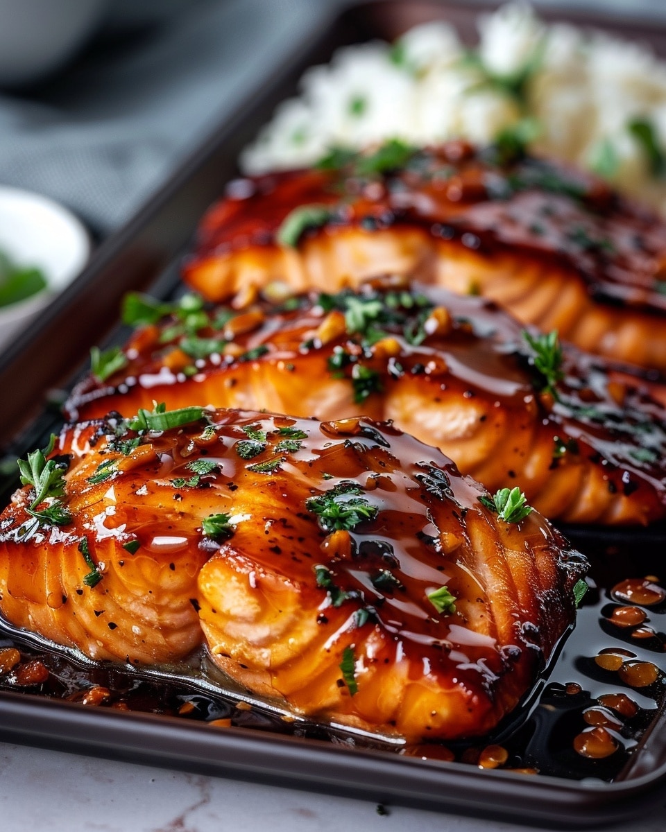 Crispy Honey Garlic Glazed Salmon Recipe