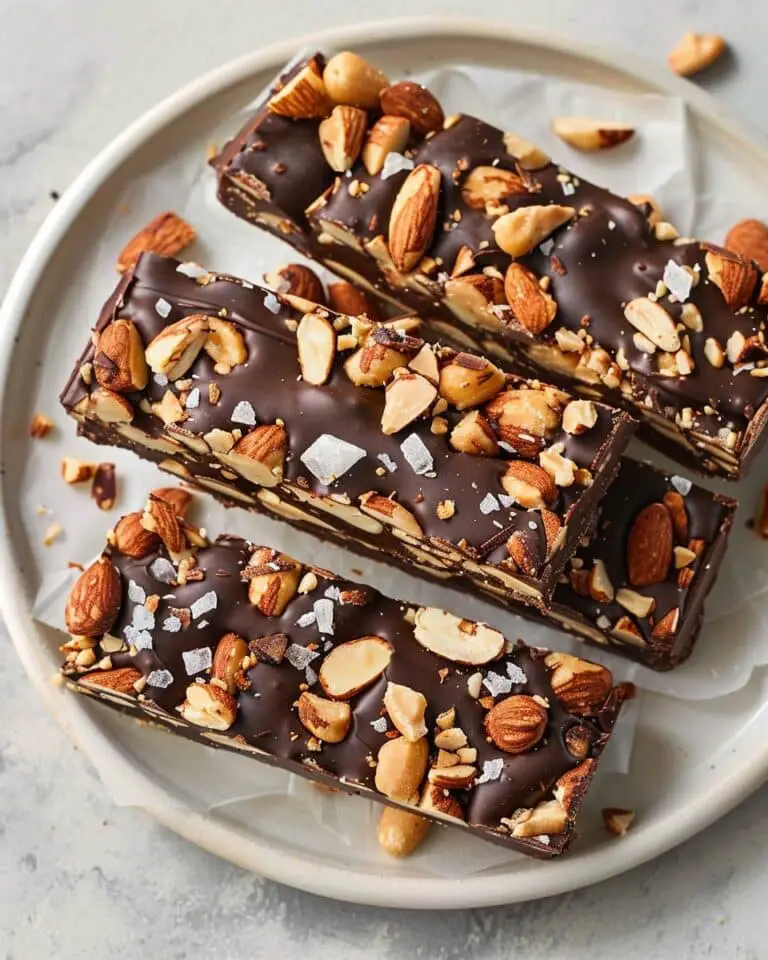 Dark Chocolate And Sea Salt Nut Bars