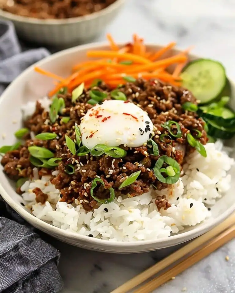 Delicious Korean Ground Beef Bowl (Quick & Easy)