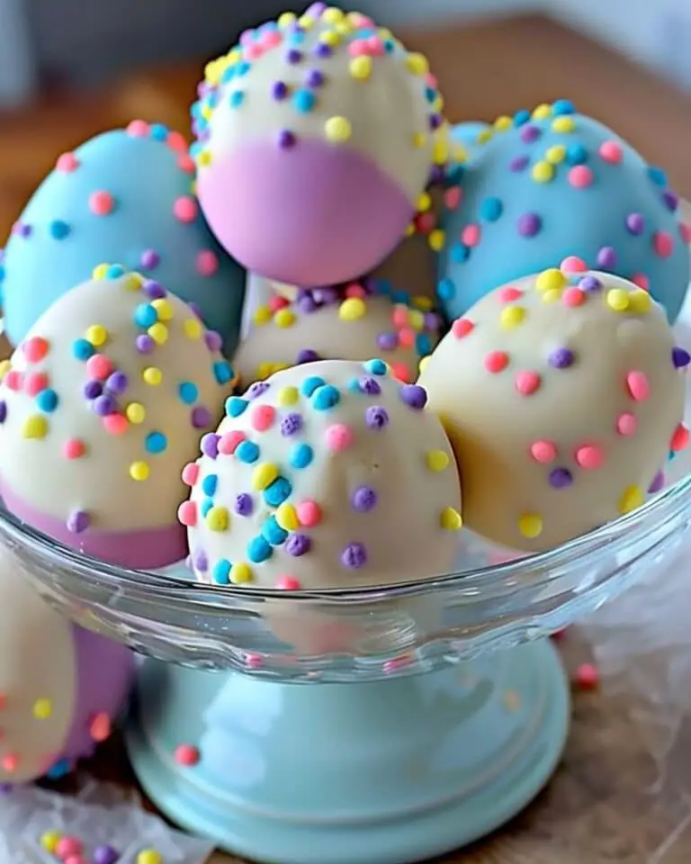 Easter Egg Cookie Dough Truffles