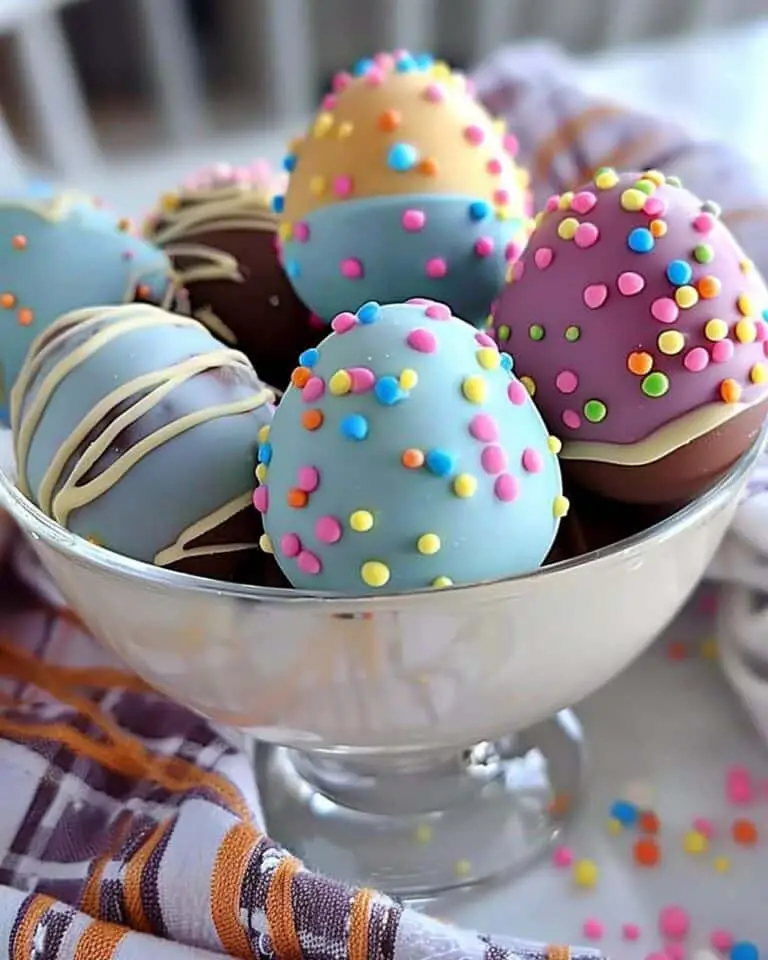 Easter Egg Cookie Dough Truffles