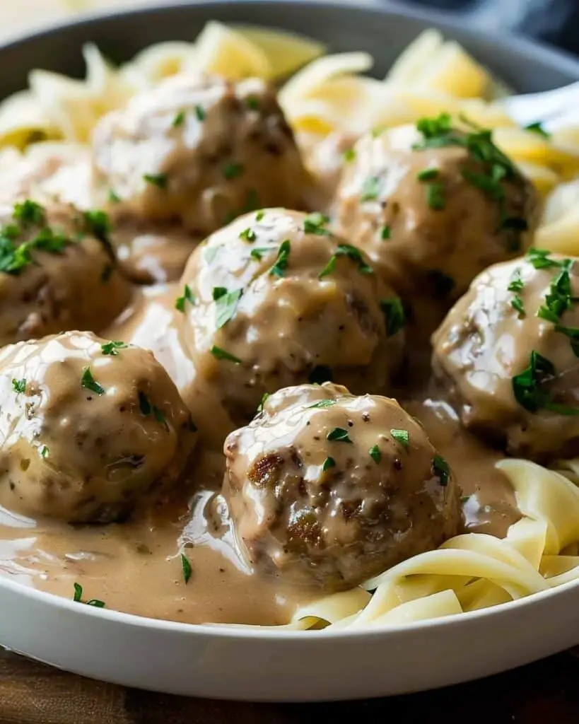 Easy Swedish Meatballs In Sauce