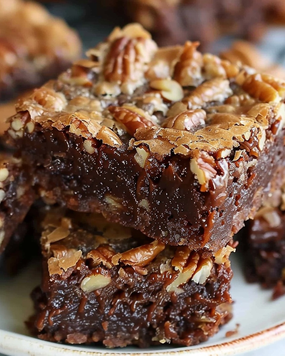 German Chocolate Pecan Brownies