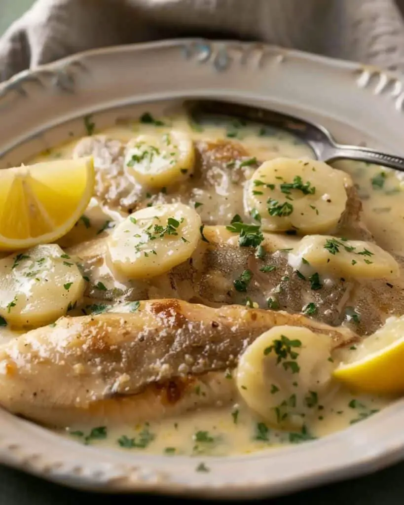 German Fricasseed Fish – Oma’s Fischfrikassee