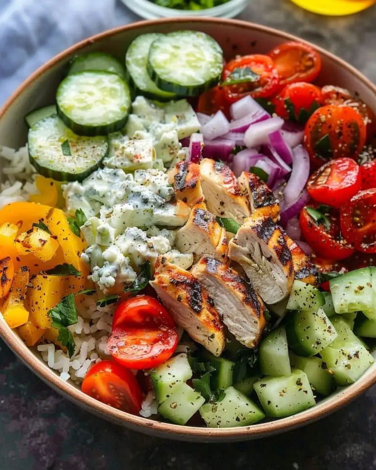 Greek Chicken Bowls