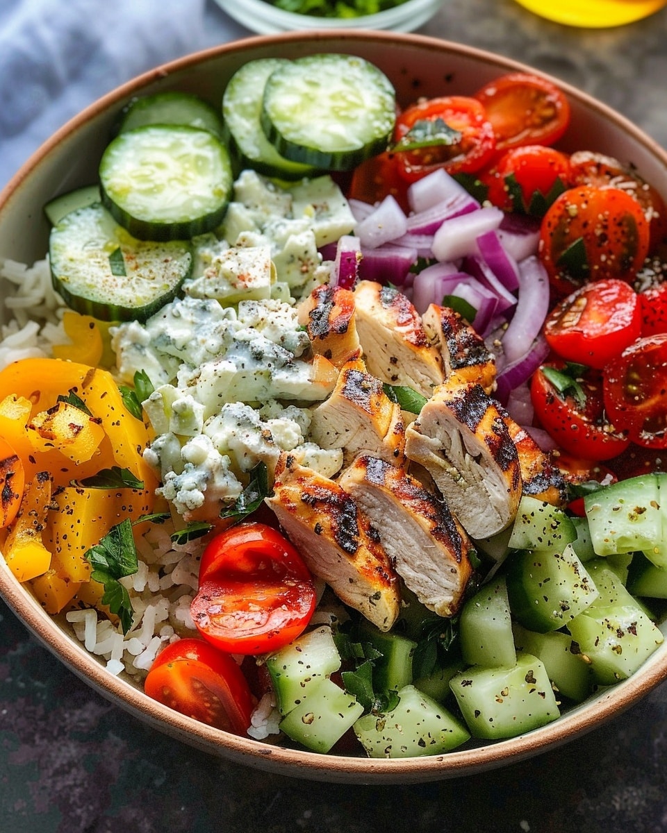 Greek Chicken Bowls