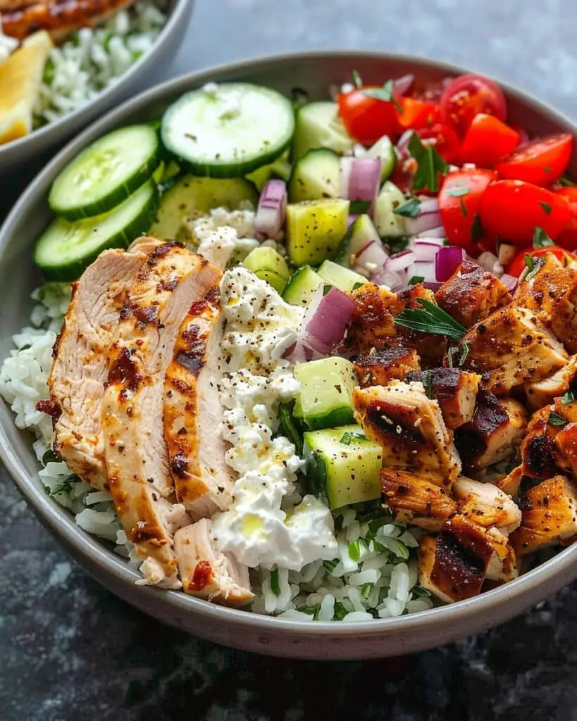 Greek Chicken Bowls