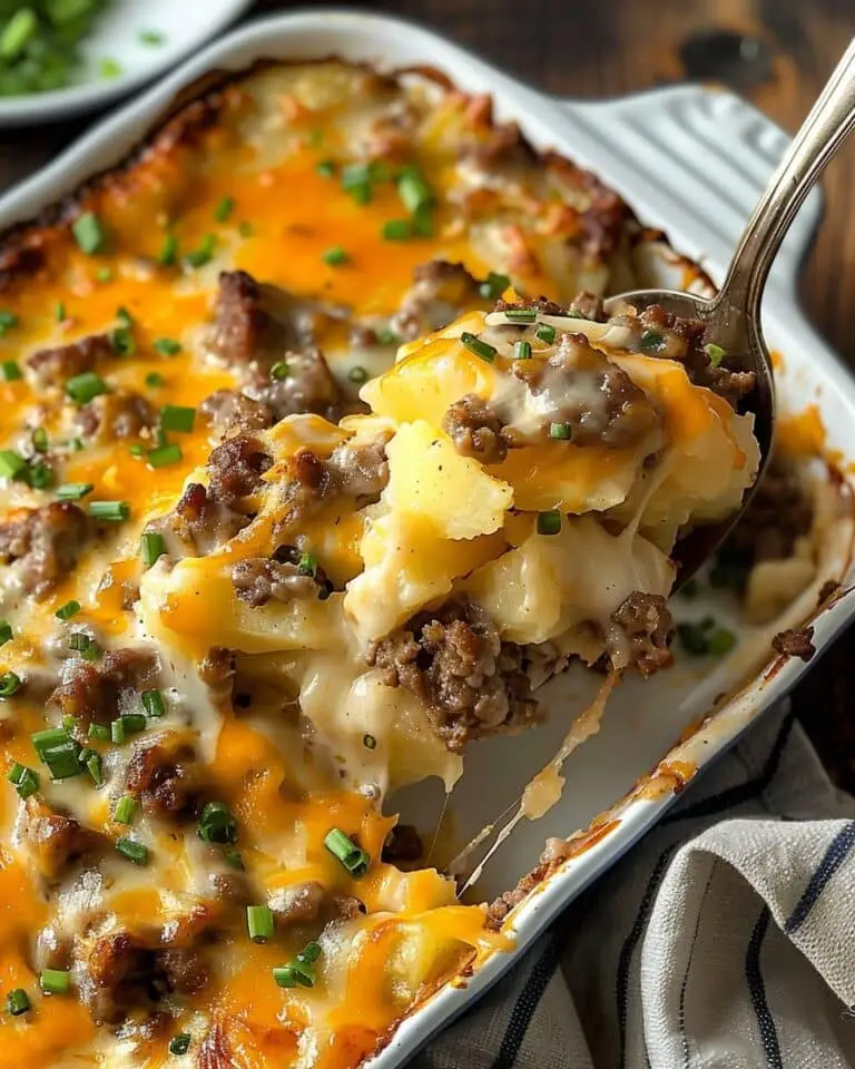 Ground Beef Casserole Potatoes