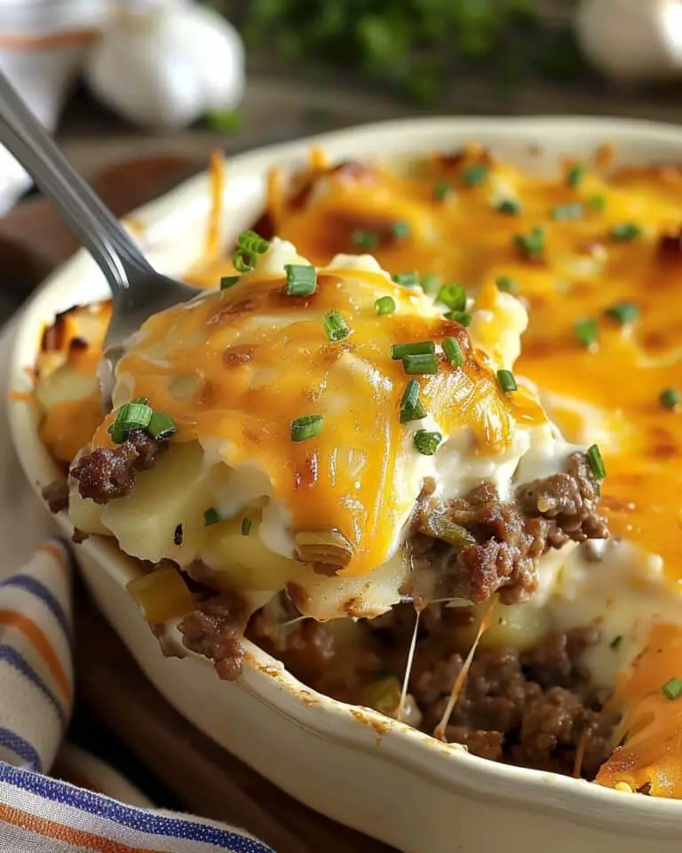 Ground Beef Casserole Potatoes