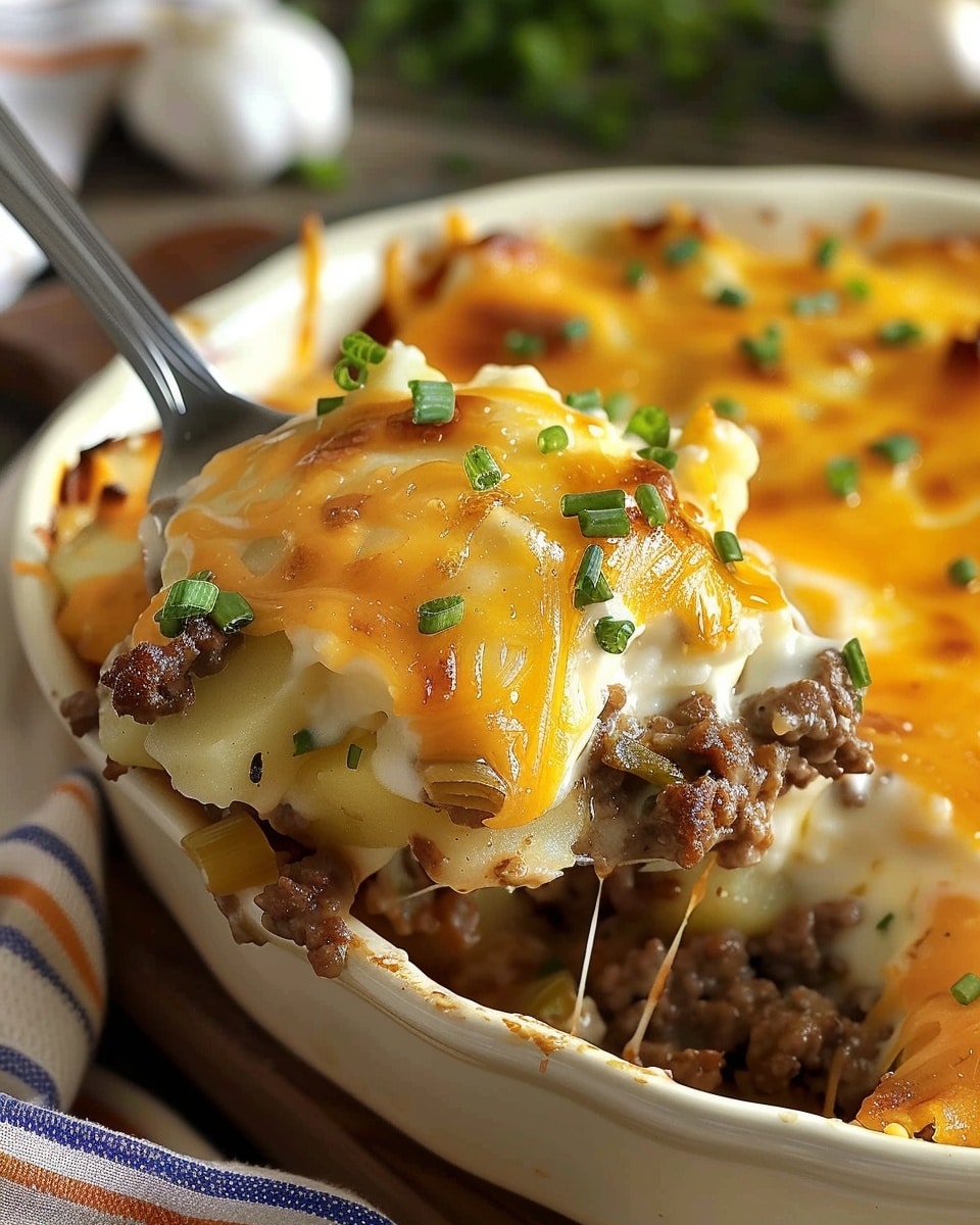 Ground Beef Casserole Potatoes