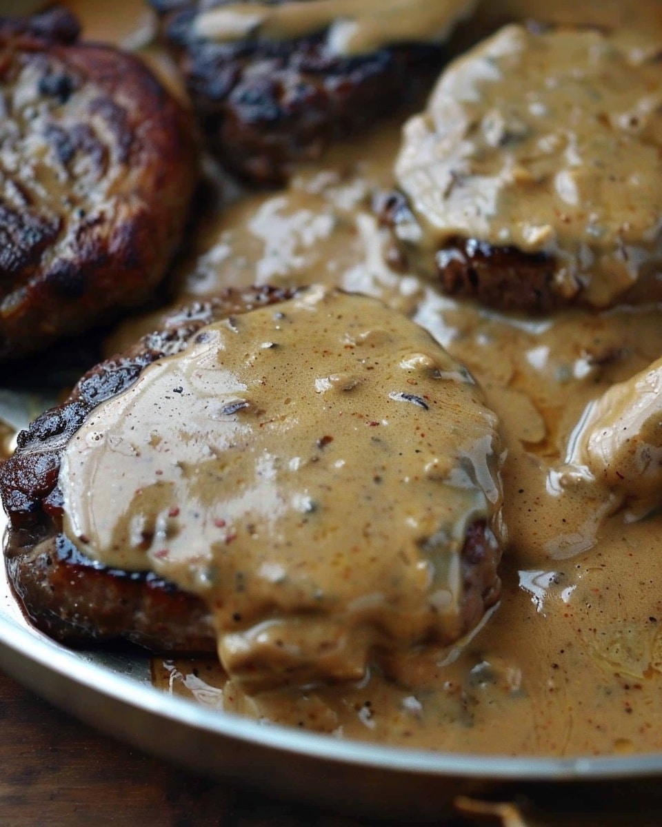 Hamburger Steak With Country Gravy