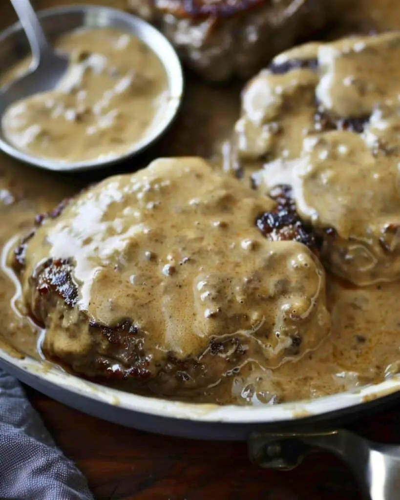 Hamburger Steak With Country Gravy