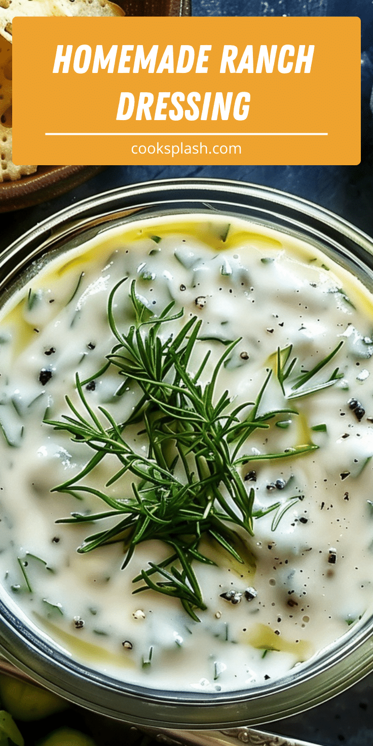 Magnolia Ranch Dressing Homemade Ranch Dressing | Cook Splash