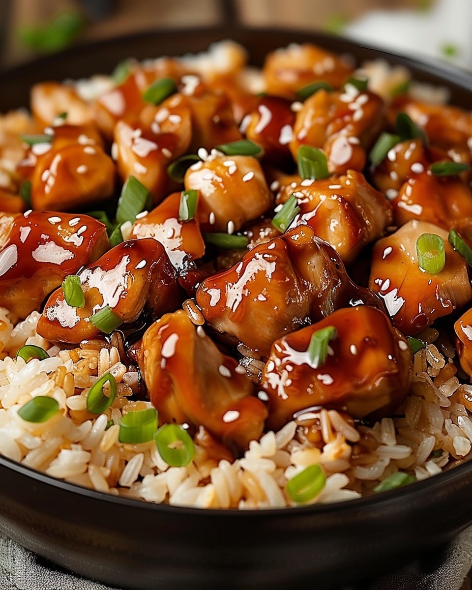Honey BBQ Chicken Rice