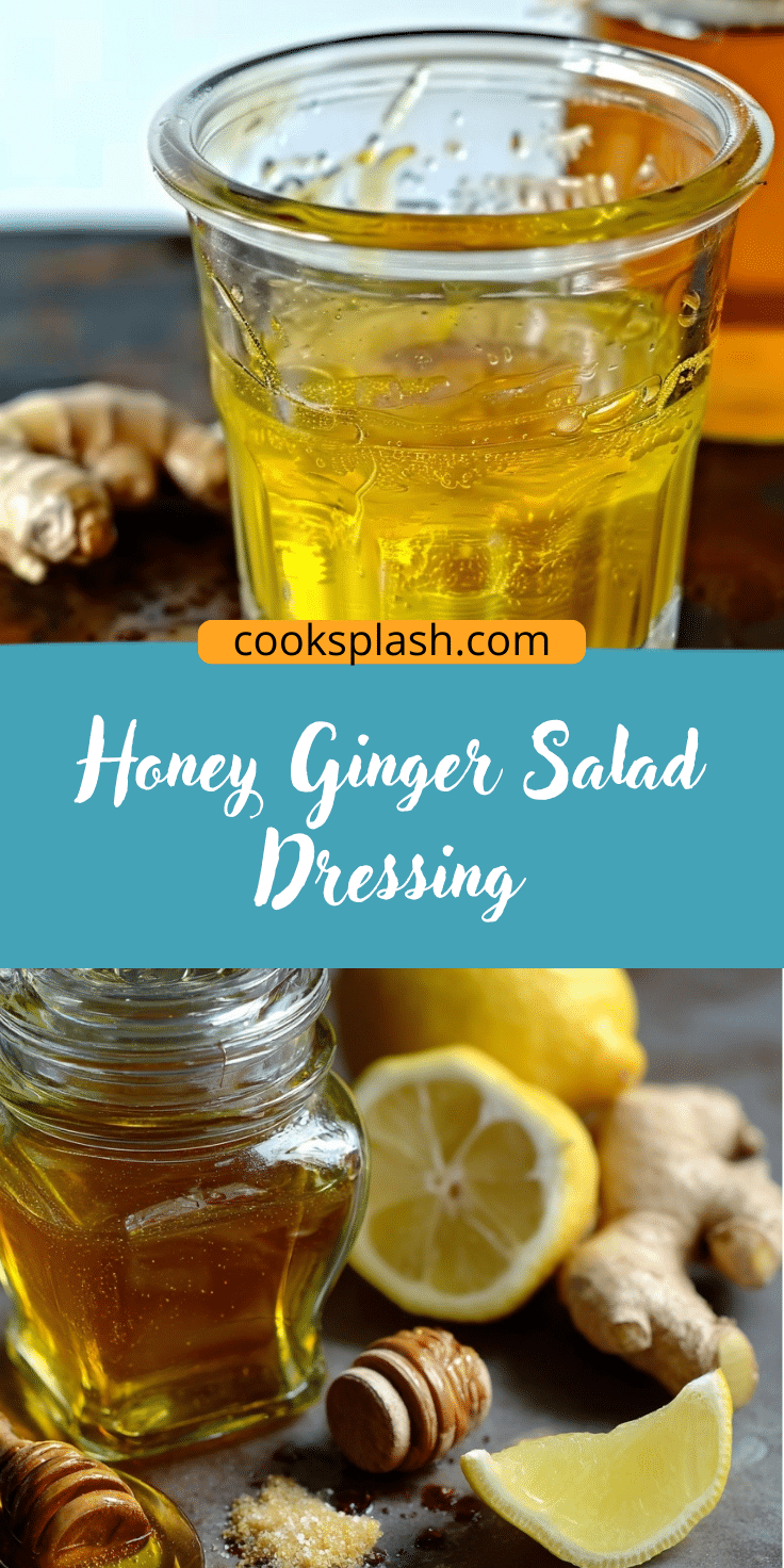 Honey Ginger Salad Dressing | Cook Splash
