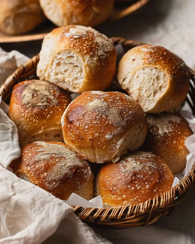 Honey Wheat Sourdough Discard Rolls