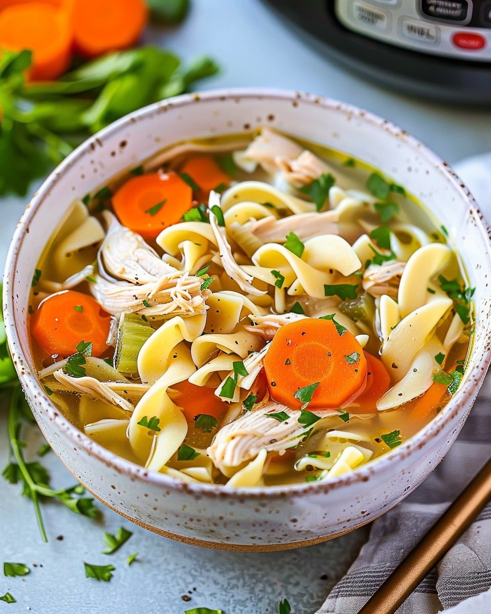Instant Pot Chicken Noodle Soup