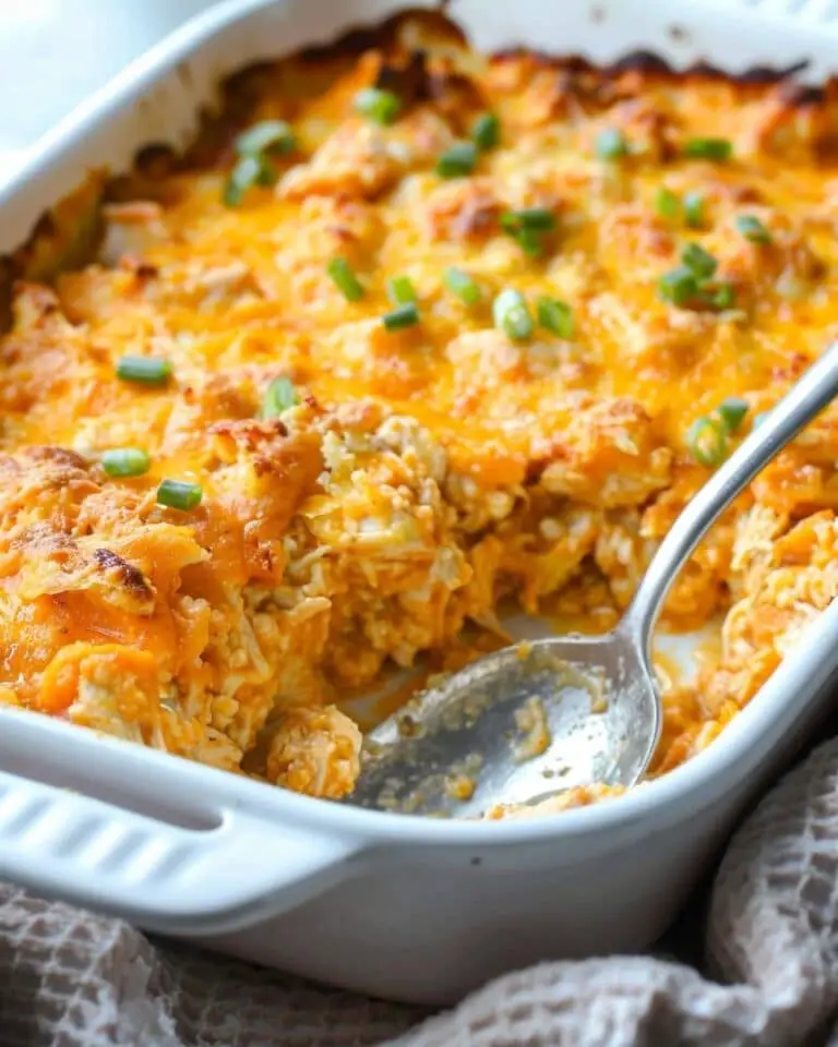 Keto Buffalo Chicken Casserole