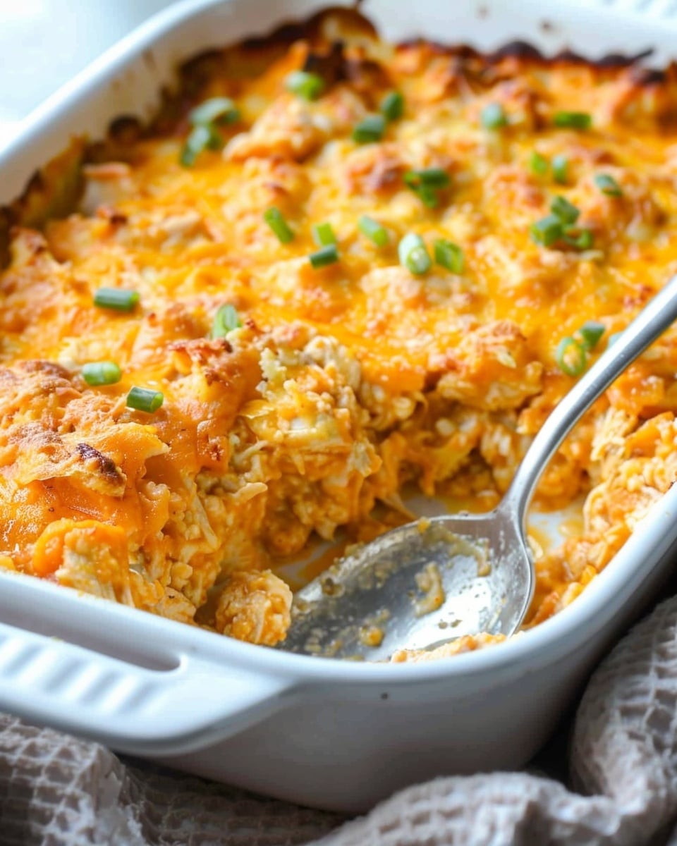 Keto Buffalo Chicken Casserole