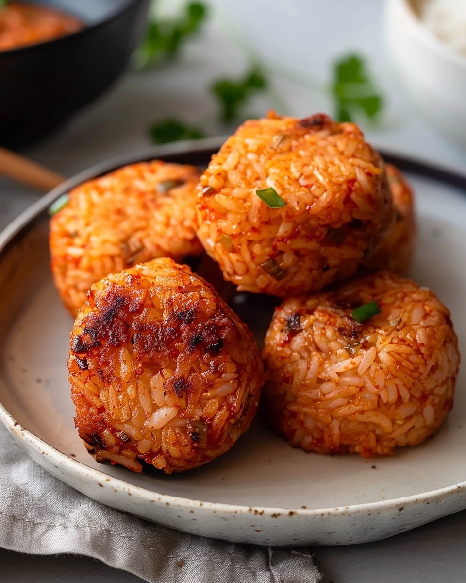 Kimchi Rice Balls