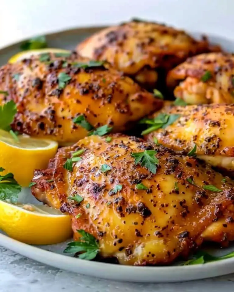 Lemon Pepper Chicken Thighs