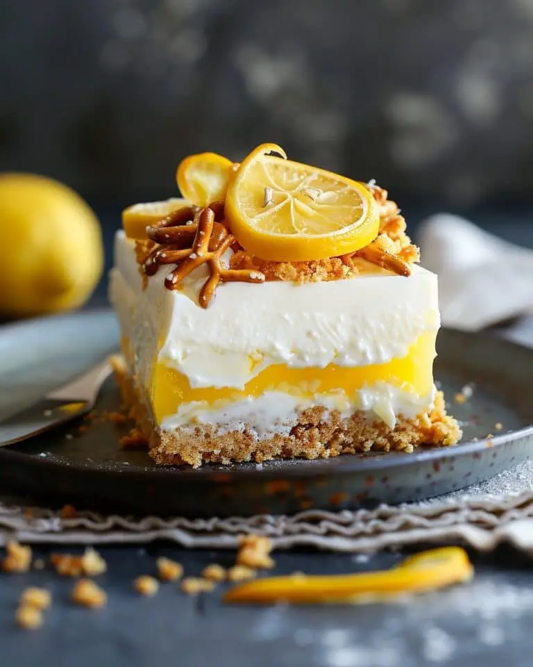 Lemon Pretzel Dessert