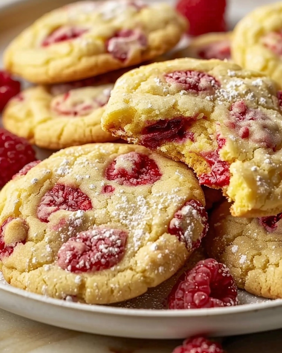 Lemon Raspberry Cookies