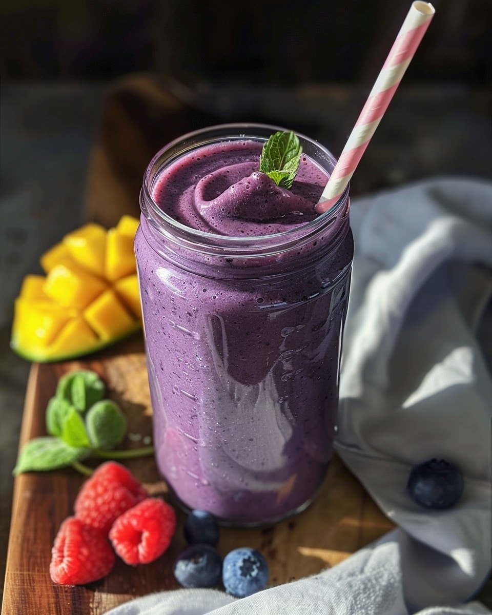 Mango Blueberry Smoothie